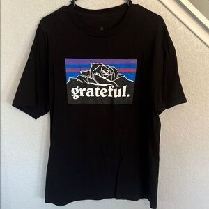 Grateful Black Short Sleeve Tee